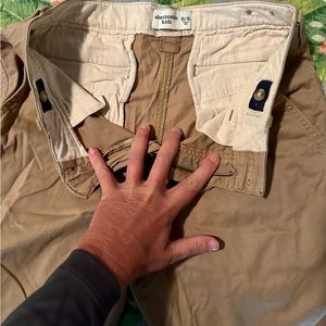 Abercrombie Kids Flat Front Khaki Shorts / Size 15/16